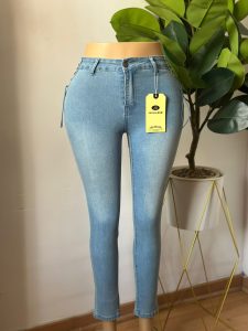 Jeans Celeste Trenzado - Imagen 3