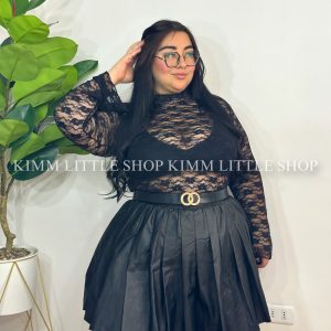 Falda Short Tableada Premium Plus